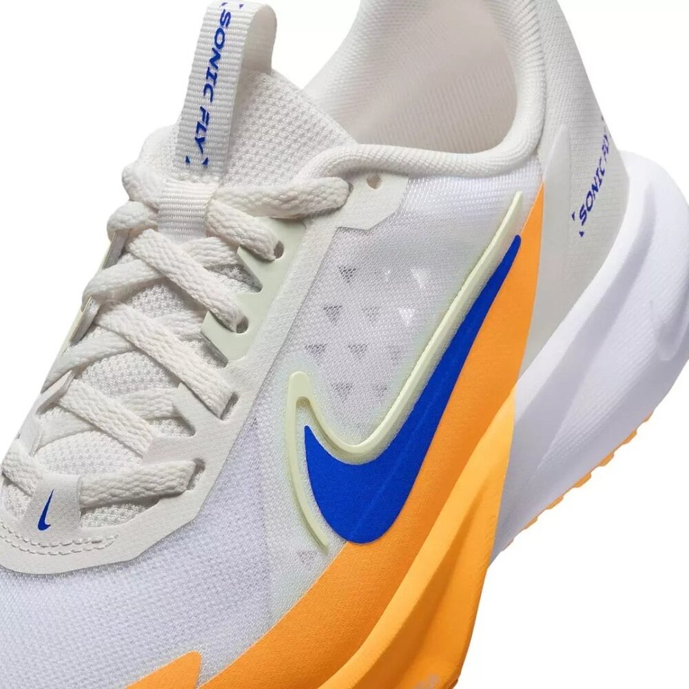 Nike Sonic Fly Big Kids Yellow Blue White Running Jogging Shoes Size 5.5Y - Picture 8 of 8